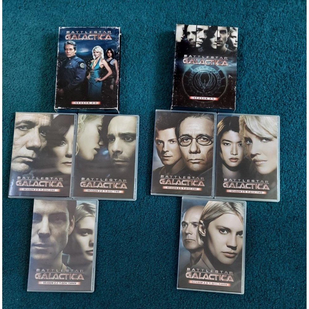 Battlestar Galactica Complete Season 1, 2, 2.5, 3, & Razor Unrated Extended DVD - Picture 5 of 11